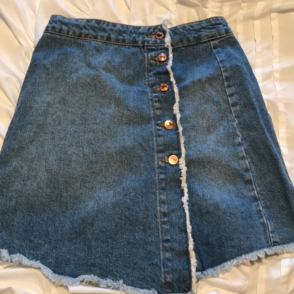 Zara Denim Wrap Skirt